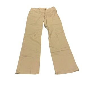 Talbots Beige Chino Dress Pants Straight Leg Trouser Women’s Size 8 Stretch